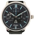 Glashütte Original Senator Chronograph Panorama Date 1-37-01-03-02-35 (2023) - Black dial 42 mm Steel case (1/8)