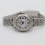Rolex Lady-Datejust 79174 (2004) - White dial 26 mm Steel case (7/8)