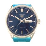 TAG Heuer Carrera Calibre 5 WBN2012.BA0640 (2024) - Blauw wijzerplaat 41mm Staal (1/8)