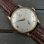 Omega Vintage 50's vintage watch mens Omega Trésor solid rose pink gold 18k ref. 2894 - (1/8)