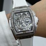 Hublot Spirit of Big Bang 652.nx.2010.rw.1204 (2023) - Transparant wijzerplaat 42mm Titanium (2/8)