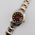 Rolex Lady-Datejust 179173 (2005) - Rood wijzerplaat 26mm Goud/Staal (1/4)