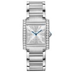 Cartier Tank Française W4TA0021 (2023) - Zilver wijzerplaat 32mm Staal (1/1)