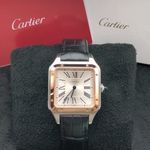 Cartier Santos Dumont W2SA0011 (2023) - Zilver wijzerplaat 44mm Staal (1/6)