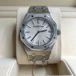 Audemars Piguet Royal Oak Selfwinding 15550ST.OO.1356ST.01 (2022) - Wit wijzerplaat 37mm Staal (1/7)