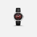 Panerai Luminor Due PAM01424 (2024) - Rood wijzerplaat 42mm Staal (1/1)