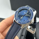 Blancpain Fifty Fathoms Bathyscaphe 5100-1140-052A (2024) - Blauw wijzerplaat 38mm Staal (7/8)