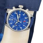 IWC Pilot Chronograph IW388109 (2022) - Blauw wijzerplaat 41mm Brons (3/8)