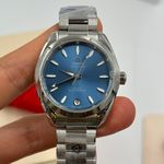 Omega Seamaster Aqua Terra 220.10.34.20.03.002 (2023) - Blue dial 34 mm Steel case (6/8)