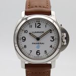 Panerai Luminor Base Logo PAM00775 (2021) - Wit wijzerplaat 44mm Staal (1/8)