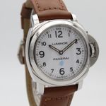 Panerai Luminor Base Logo PAM00775 (2021) - Wit wijzerplaat 44mm Staal (2/8)