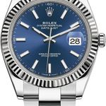 Rolex Datejust 41 126334 (2016) - Blue dial 41 mm Steel case (1/1)