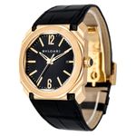 Bulgari Octo 101963 (2010) - Black dial 41 mm Rose Gold case (1/4)