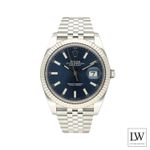 Rolex Datejust 41 126334 (2023) - Blue dial 41 mm Steel case (3/8)
