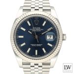 Rolex Datejust 41 126334 (2023) - Blue dial 41 mm Steel case (2/8)