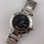 Cartier Pasha 2550 (2000) - Zwart wijzerplaat 35mm Staal (1/5)