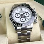 Rolex Daytona 126500LN (2024) - Wit wijzerplaat 40mm Staal (1/1)