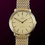Omega De Ville 111.0107 (1974) - Gold dial 32 mm Gold/Steel case (1/8)