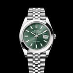 Rolex Datejust 41 126300 (2023) - Green dial 48 mm Steel case (1/1)