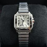 Cartier Santos Dumont WSSA0082 (2025) - Zilver wijzerplaat 27mm Staal (2/5)