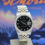 Rolex Datejust 36 16233 (1992) - Black dial 36 mm Gold/Steel case (6/8)
