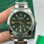 Rolex Milgauss 116400GV (2023) - Zwart wijzerplaat 40mm Staal (7/8)