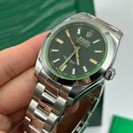 Rolex Milgauss 116400GV (2023) - Zwart wijzerplaat 40mm Staal (8/8)