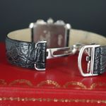 Cartier Tank Française 2367 (2000) - Zwart wijzerplaat 40mm Staal (5/6)