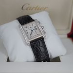 Cartier Tank Française 2367 (2000) - Zwart wijzerplaat 40mm Staal (4/6)