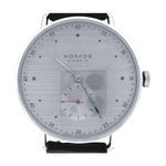 NOMOS Metro Neomatik 1114 (2023) - Zilver wijzerplaat 39mm Staal (1/8)