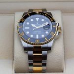 Rolex Submariner Date 116613LN (2018) - Zwart wijzerplaat 40mm Goud/Staal (7/8)