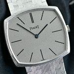 Piaget Vintage 9501 (1971) - Silver dial 29 mm White Gold case (1/8)