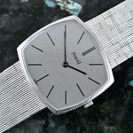 Piaget Vintage 9501 (1971) - Silver dial 29 mm White Gold case (2/8)