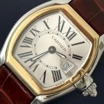 Cartier Roadster 2675 (2008) - White dial 31 mm Gold/Steel case (1/4)