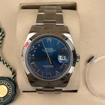 Rolex Datejust 41 126300 (2025) - Blue dial 41 mm Steel case (2/6)