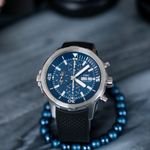 IWC Aquatimer Chronograph IW376805 (2016) - Blauw wijzerplaat 44mm Staal (1/4)