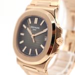 Patek Philippe Nautilus 5711/1R-001 (2019) - Bruin wijzerplaat 40mm Roségoud (8/8)