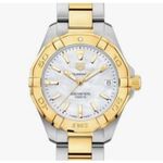 TAG Heuer Aquaracer Lady WBD1320.BB0320 (2024) - Pearl dial 32 mm Gold/Steel case (1/1)