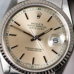 Rolex Datejust 36 16234 (1991) - Zilver wijzerplaat 36mm Staal (7/8)