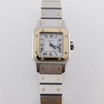 Cartier Santos 0902 (1980) - White dial 24 mm Gold/Steel case (3/6)