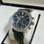 Patek Philippe Perpetual Calendar Chronograph 5204G-001 (2022) - Green dial 40 mm White Gold case (3/6)