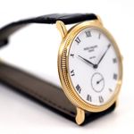 Patek Philippe Calatrava 3919J (1986) - White dial 33 mm Yellow Gold case (4/8)