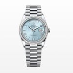 Rolex Day-Date 36 128396TBR (2023) - Blauw wijzerplaat 36mm Platina (1/1)