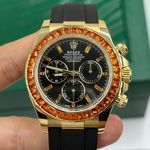 Rolex Daytona 116588SACO (2023) - Black dial 40 mm Yellow Gold case (7/8)