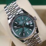 Rolex Datejust 36 126234 (2024) - Green dial 36 mm Steel case (2/7)