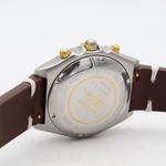 Breitling Chronomat B13047 (1990) - Black dial 39 mm Gold/Steel case (6/8)