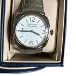 Panerai Radiomir 8 Days PAM01384 (2024) - Wit wijzerplaat 45mm Staal (8/8)