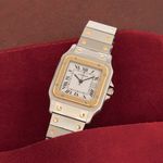 Cartier Santos 2961 (Unknown (random serial)) - White dial 29 mm Gold/Steel case (3/8)