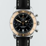 Breitling Superocean Heritage Chronograph U2337012/BB81-200S (Onbekend (willekeurig serienummer)) - Zwart wijzerplaat 44mm Goud/Staal (1/8)