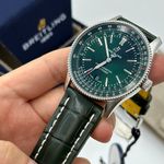 Breitling Navitimer A17326361L1P1 (2023) - Groen wijzerplaat 41mm Staal (8/8)